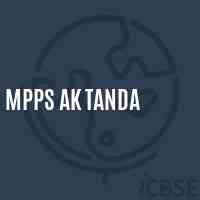 Mpps Ak Tanda Primary School Logo