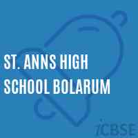 St. Anns High School Bolarum Logo