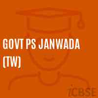 Govt Ps Janwada (Tw) Primary School Logo