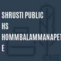 Shrusti Public Hs Hommbalammanapete Primary School Logo