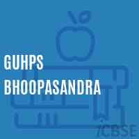 Guhps Bhoopasandra Middle School Logo