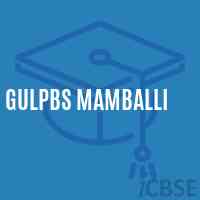 Gulpbs Mamballi Primary School Logo