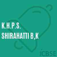 K.H.P.S. Shirahatti B,K Middle School Logo