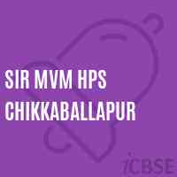 Sir Mvm Hps Chikkaballapur Middle School Logo