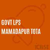 Govt Lps Mamadapur Tota Primary School Logo