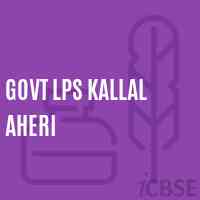 Govt Lps Kallal Aheri Primary School Logo