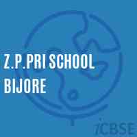 Z.P.Pri School Bijore Logo