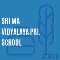 Sri Ma Vidyalaya Pri. School Logo