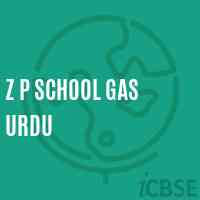Z P School Gas Urdu Logo