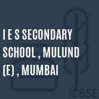 I E S Secondary School , Mulund (E) , Mumbai Logo