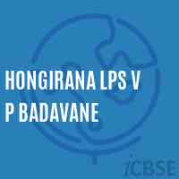 Hongirana Lps V P Badavane Primary School Logo