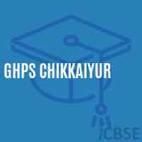 Ghps Chikkaiyur Middle School Logo