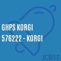 Ghps Korgi 576222 - Korgi Middle School Logo