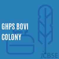 Ghps Bovi Colony Middle School Logo