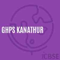 Ghps Kanathur Middle School Logo