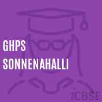 Ghps Sonnenahalli Middle School Logo