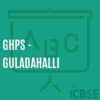 Ghps - Guladahalli Middle School Logo