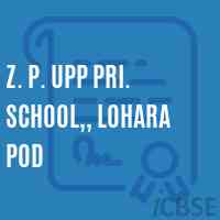 Z. P. Upp Pri. School,, Lohara Pod Logo