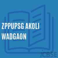 Zppupsg Akoli Wadgaon Middle School Logo