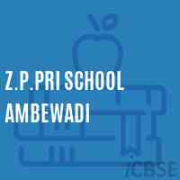 Z.P.Pri School Ambewadi Logo