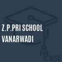 Z.P.Pri School Vanarwadi Logo