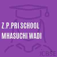 Z.P.Pri School Mhasuchi Wadi Logo