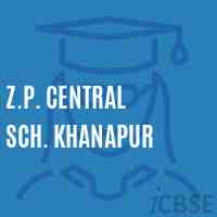 Z.P. Central SCH. KHANAPUR Primary School Logo