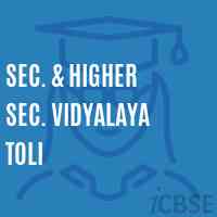 Sec. & Higher Sec. Vidyalaya Toli High School Logo
