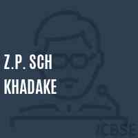 Z.P. Sch Khadake Primary School Logo