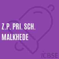 Z.P. Pri. Sch. Malkhede Primary School Logo