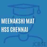 Meenakshi Mat Hss Chennai Senior Secondary School Logo