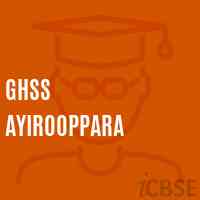 Ghss Ayirooppara Senior Secondary School Logo