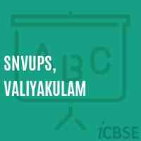 Snvups, Valiyakulam Upper Primary School Logo