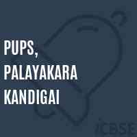 Pups, Palayakara Kandigai Primary School Logo