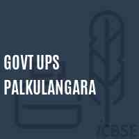 Govt Ups Palkulangara Middle School Logo