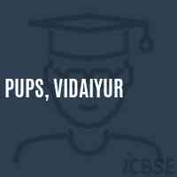 Pups, Vidaiyur Primary School Logo