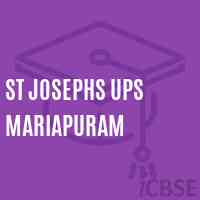 St Josephs Ups Mariapuram School Logo