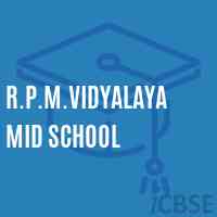 R.P.M.Vidyalaya Mid School Logo