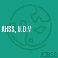 Ahss, U.D.V High School Logo