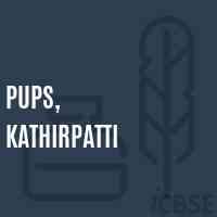 Pups, Kathirpatti Primary School Logo