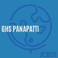 Ghs Panapatti Secondary School Logo