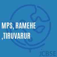 Mps, Ramehe ,Tiruvarur Primary School Logo