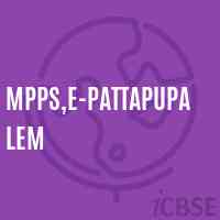 Mpps,E-Pattapupalem Primary School Logo
