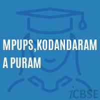 Mpups,Kodandarama Puram Middle School Logo