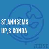 St.Annsems Up,S.Konda Primary School Logo