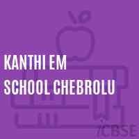 Kanthi Em School Chebrolu Logo