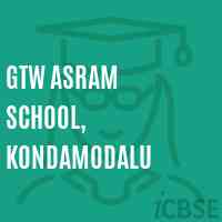 GTW Asram School, KONDAMODALU Logo