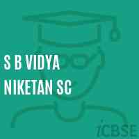 S B Vidya Niketan Sc Middle School Logo