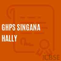 Ghps Singana Hally Middle School Logo