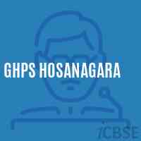 Ghps Hosanagara Middle School Logo